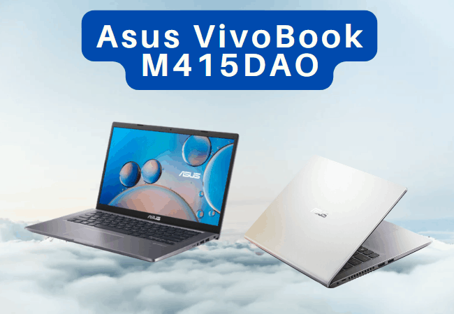 Asus M415DAO, Laptop AMD Fingerprint Baterai 9 Jam!